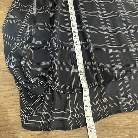 Sweet Salt Midi Dress Plus Size XXL Blue Plaid Lined Long Sleeve Modest Office - Picture 12 of 12